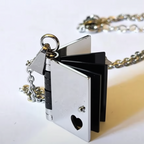 Customizable Scripture Pages Book Necklace