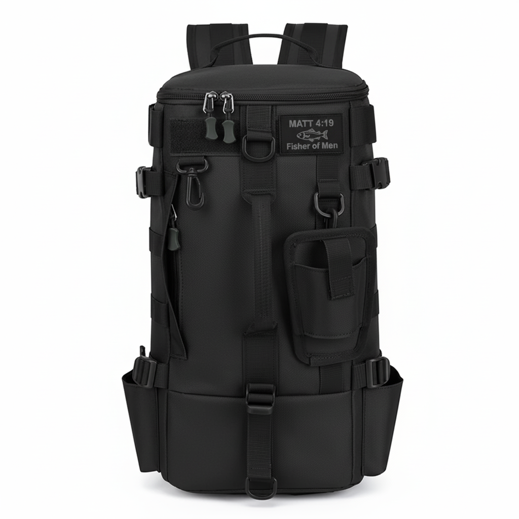 Fisher of Men Tactical Fishing Backpack – Matt 4:19 Edition