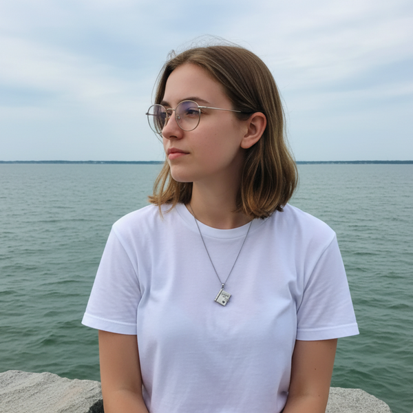 Customizable Scripture Pages Book Necklace