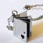 Customizable Scripture Pages Book Necklace