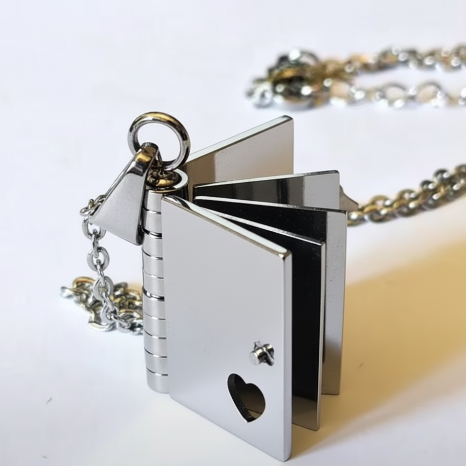 Customizable Scripture Pages Book Necklace