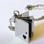 Customizable Scripture Pages Book Necklace