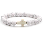 Faith Bead Cross Bracelet
