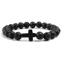 Faith Bead Cross Bracelet